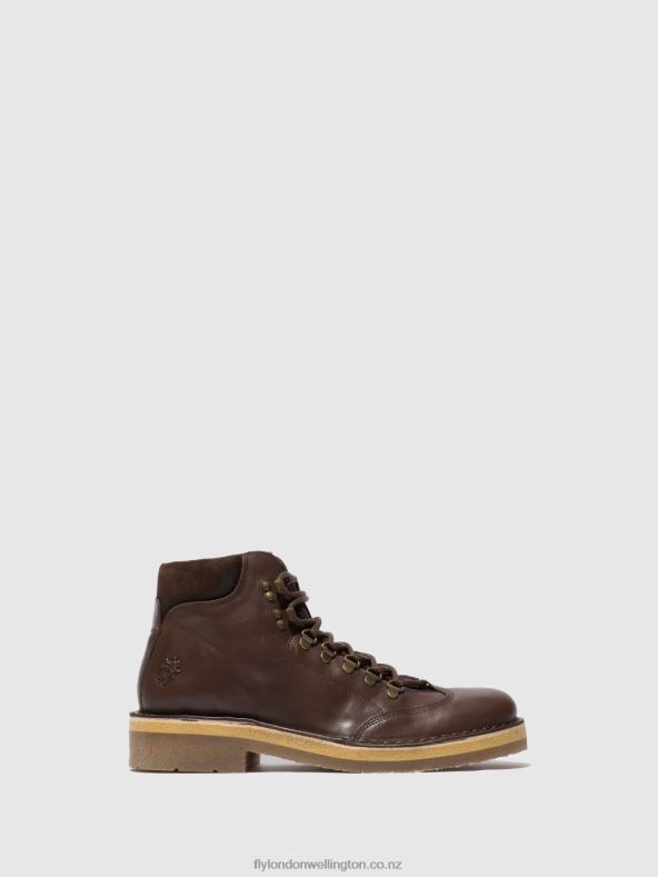 Men Fly London ECO/OILSUEDE (VEGETAL) MOCCA Lace-up Ankle Boots REUS075 0B6X4806