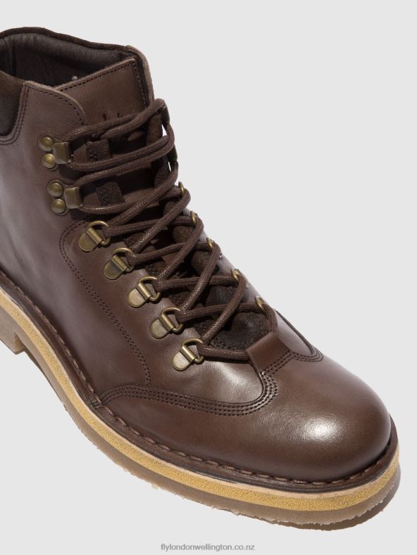 Men Fly London ECO/OILSUEDE (VEGETAL) MOCCA Lace-up Ankle Boots REUS075 0B6X4806