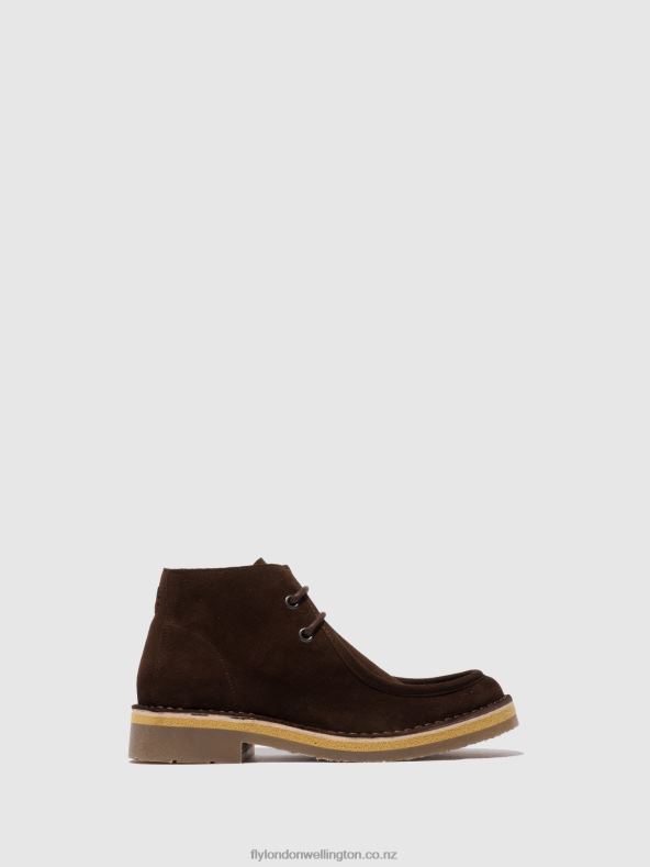 Men Fly London OILSUEDE (VEGETAL) MOCCA Lace-up Ankle Boots RODO076 0B6X4810