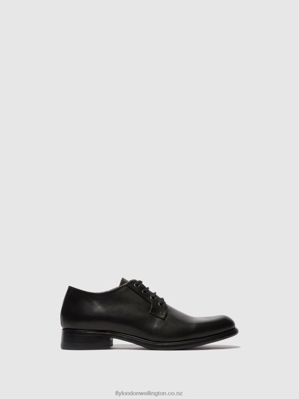 Men Fly London BLACK Lace-up Shoes MASO957 0B6X4822
