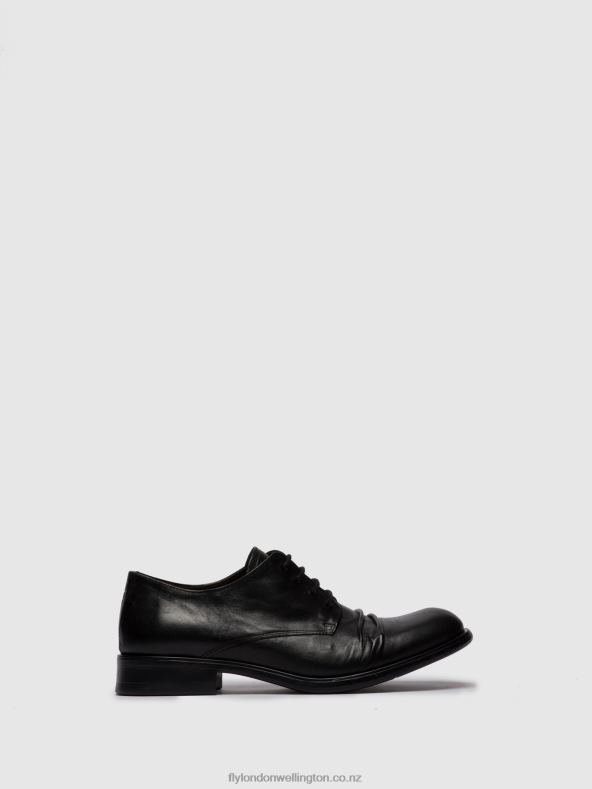 Men Fly London ESTIGMA BLACK Lace-up Shoes MASK576 0B6X4833