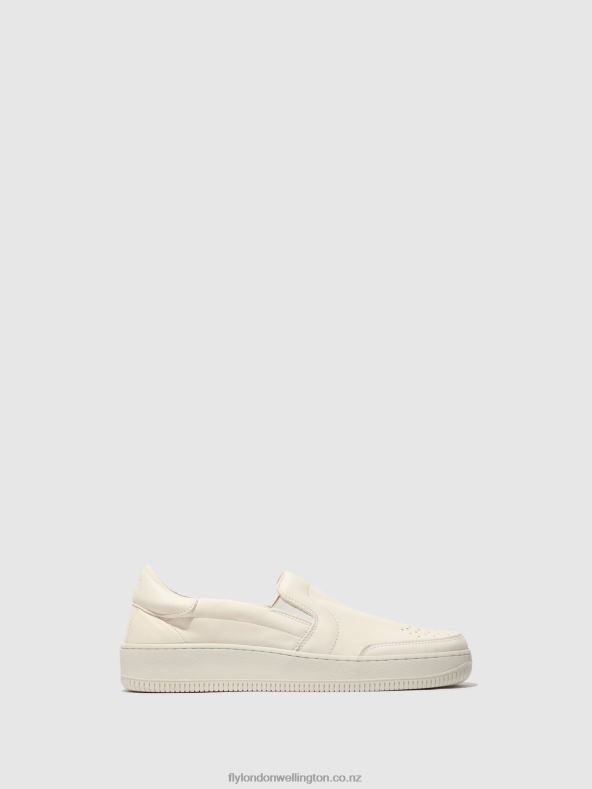 Men Fly London OFFWHITE Slip-on Trainers BOWL515 0B6X4838