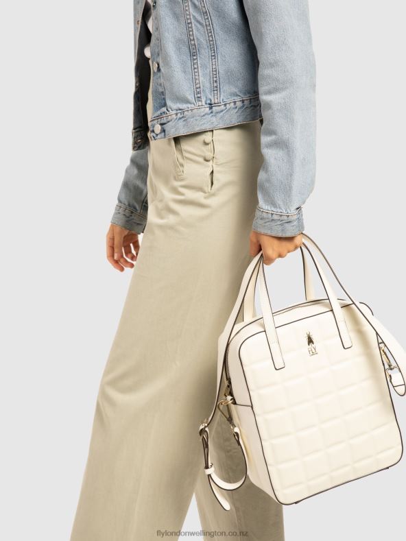 Women Fly London OFFWHITE Handbag Bags DARA735 0B6X4777