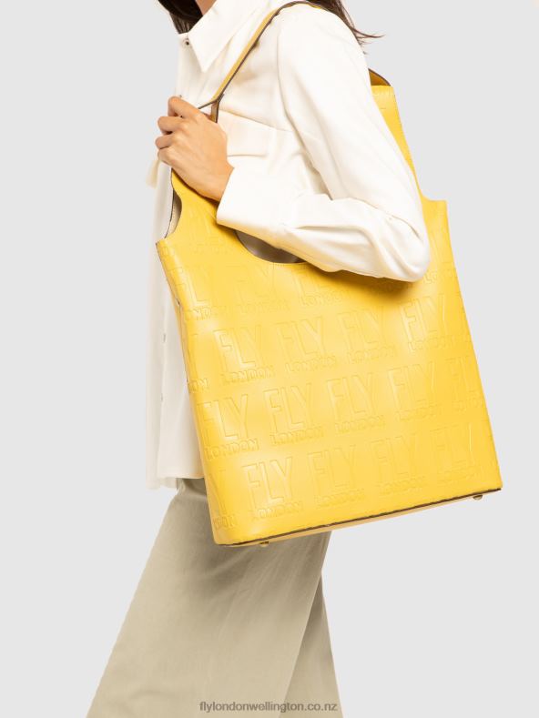 Women Fly London YELLOW Shoulder Bags DEJA737 0B6X4787