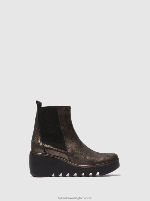 Women Fly London COOL GRAPHITE Chelsea Ankle Boots BAGU233 0B6X4236