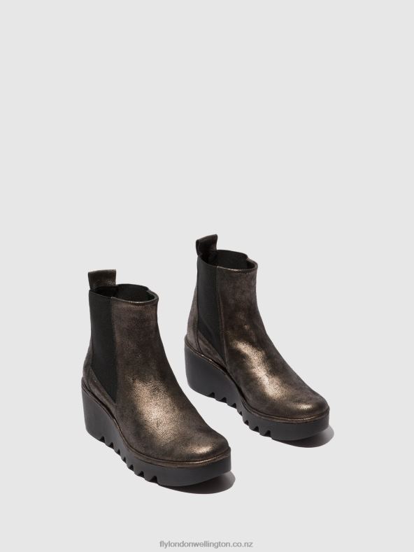 Women Fly London COOL GRAPHITE Chelsea Ankle Boots BAGU233 0B6X4236