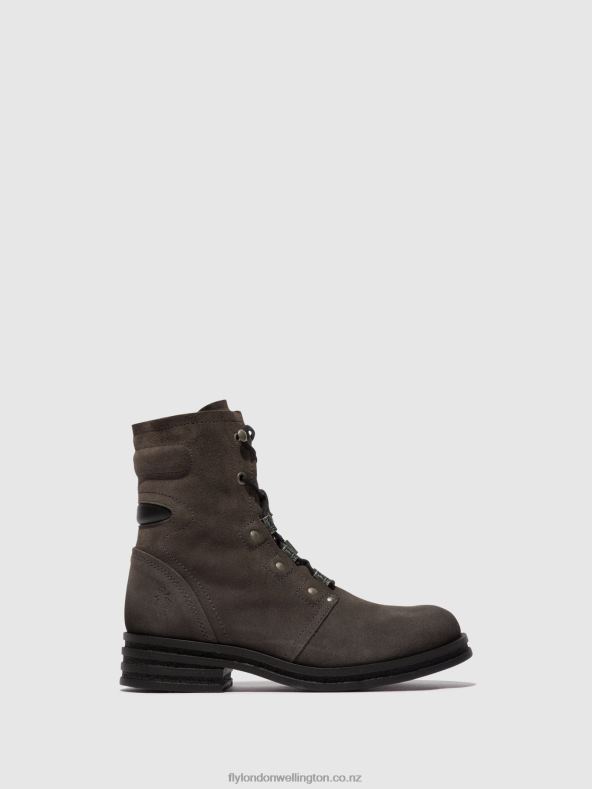 Women Fly London DIESEL Lace-up Ankle Boots KNOT792 0B6X499