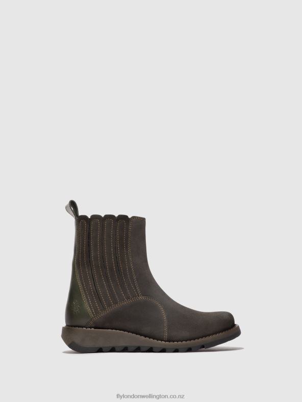 Women Fly London DIESEL Zip Up Ankle Boots SUZY899 0B6X440