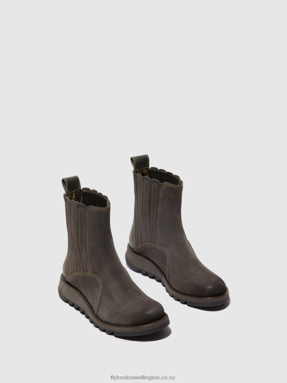 Women Fly London DIESEL Zip Up Ankle Boots SUZY899 0B6X440