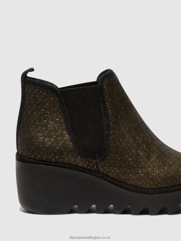 Women Fly London OLIVE SPIKES Chelsea Ankle Boots BYNE349 0B6X425