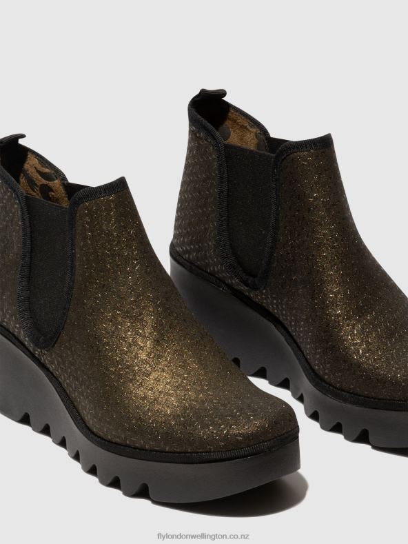 Women Fly London OLIVE SPIKES Chelsea Ankle Boots BYNE349 0B6X425