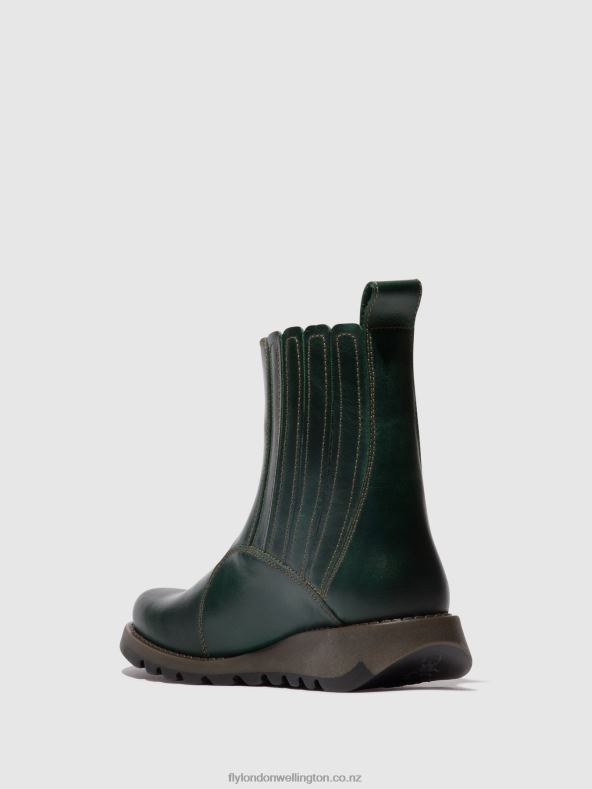 Women Fly London PETROL Zip Up Ankle Boots SUZY899 0B6X442