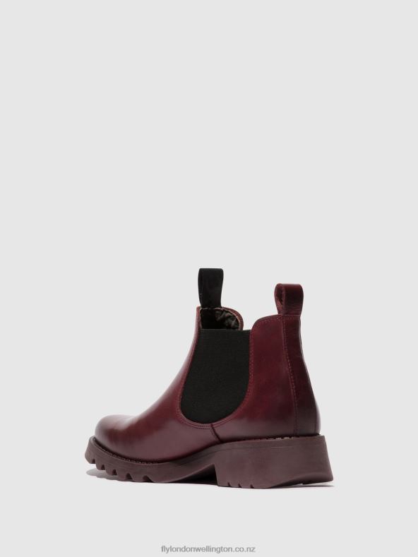 Women Fly London PURPLE (PURPLE SOLE) Chelsea Ankle Boots RIKA894 0B6X4126