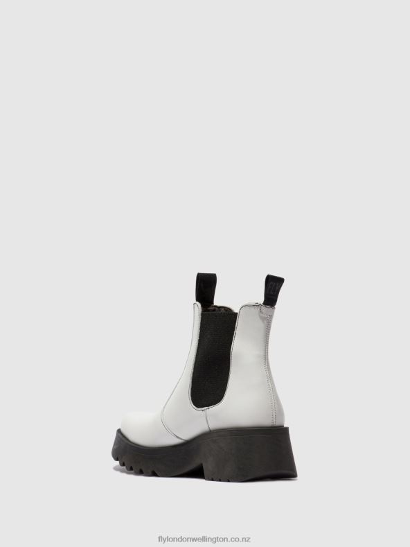 Women Fly London RUG OFFWHITE Chelsea Ankle Boots MEDI789 0B6X4222