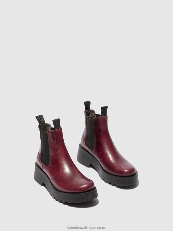 Women Fly London RUG PURPLE Chelsea Ankle Boots MEDI789 0B6X4223