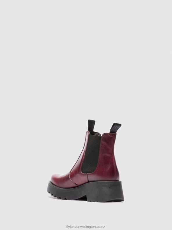 Women Fly London RUG PURPLE Chelsea Ankle Boots MEDI789 0B6X4223