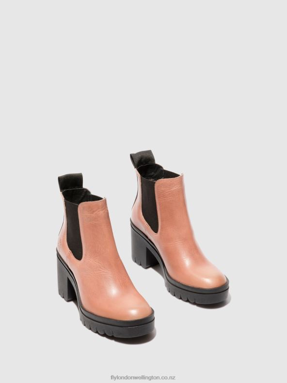 Women Fly London RUG ROSE Chelsea Ankle Boots TOPE520 0B6X4213