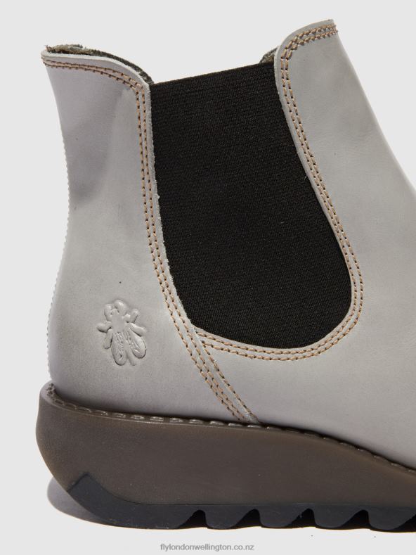 Women Fly London SALV RUG CLOUD Chelsea Ankle Boots 0B6X4216