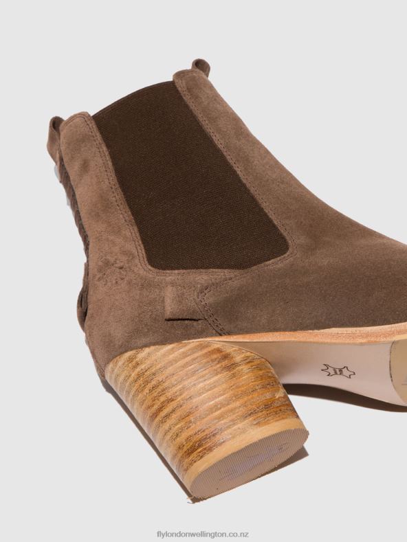 Women Fly London SUEDE BUFFALO Chelsea Ankle Boots ADEN824 0B6X4234