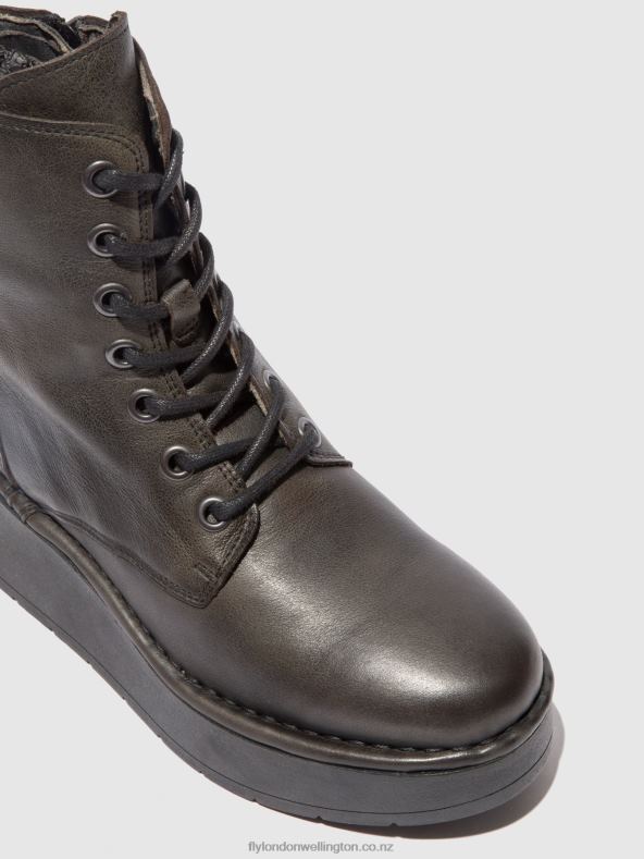 Women Fly London VERONA GROUND Lace-up Ankle Boots HEPE239 0B6X4200
