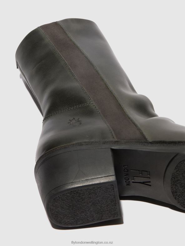 Women Fly London DIESEL/DIESEL Zip Up Boots MECY092 0B6X4300