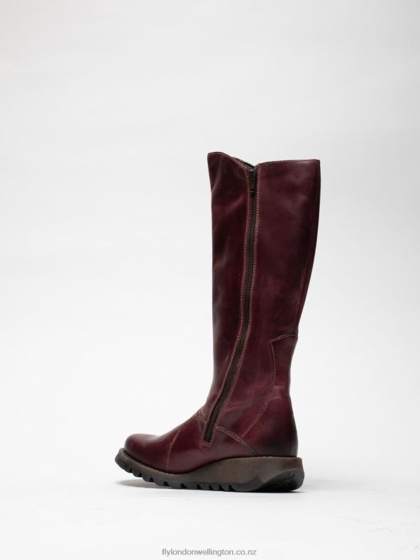 Women Fly London RUG PURPLE Zip Up Boots MOL 2 0B6X4340