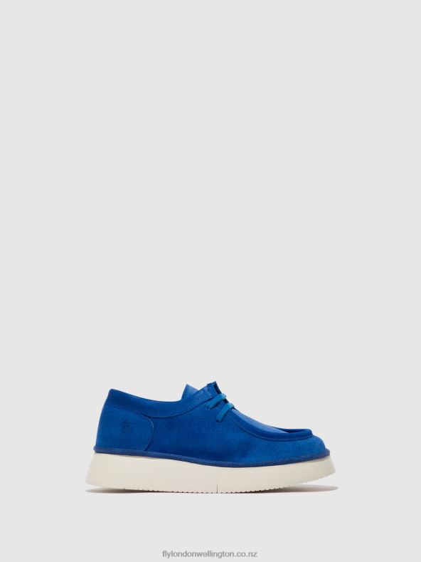 Women Fly London DENIM Lace-up Shoes CEZA437 0B6X4659