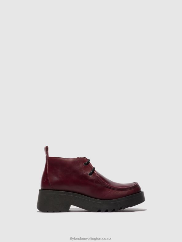 Women Fly London PURPLE Lace-up Shoes MEGG90 0B6X4682