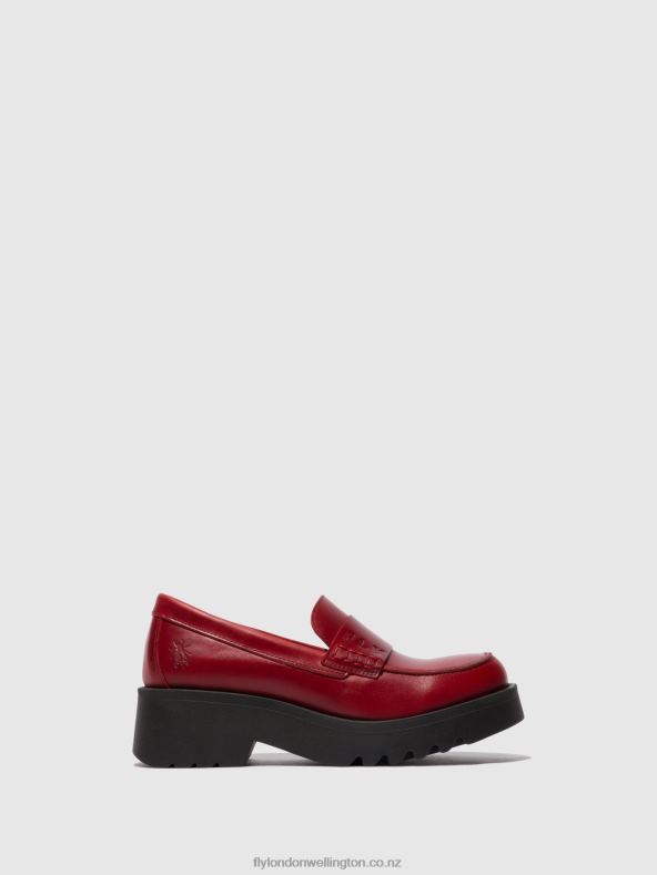 Women Fly London RED Loafers Shoes MAUS791 0B6X4674