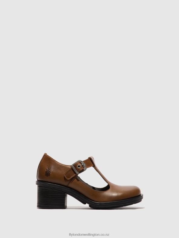 Women Fly London CAMEL Mary Jane Shoes CADY180 0B6X4654
