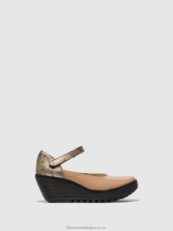 Women Fly London CAPUCCINO/CHAMPAGNE Mary Jane Shoes YAWO345 0B6X4671
