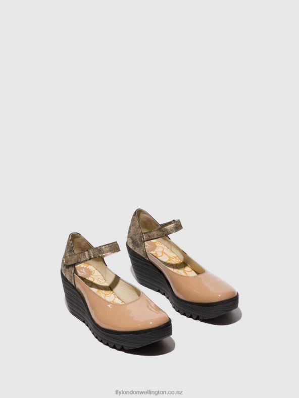 Women Fly London CAPUCCINO/CHAMPAGNE Mary Jane Shoes YAWO345 0B6X4671