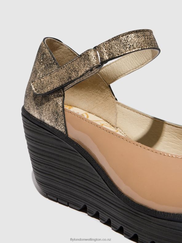 Women Fly London CAPUCCINO/CHAMPAGNE Mary Jane Shoes YAWO345 0B6X4671