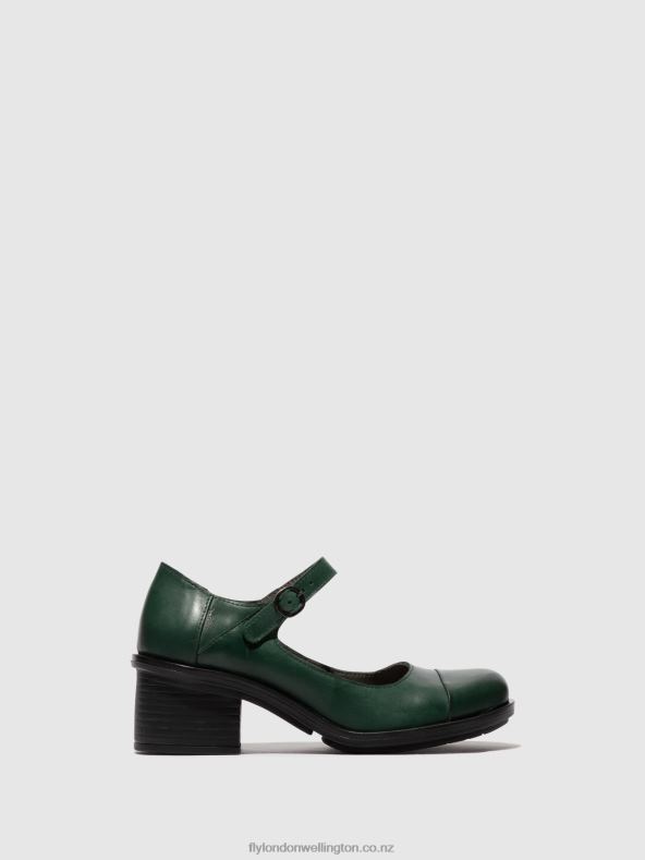 Women Fly London PETROL Mary Jane Shoes CODY877 0B6X4649