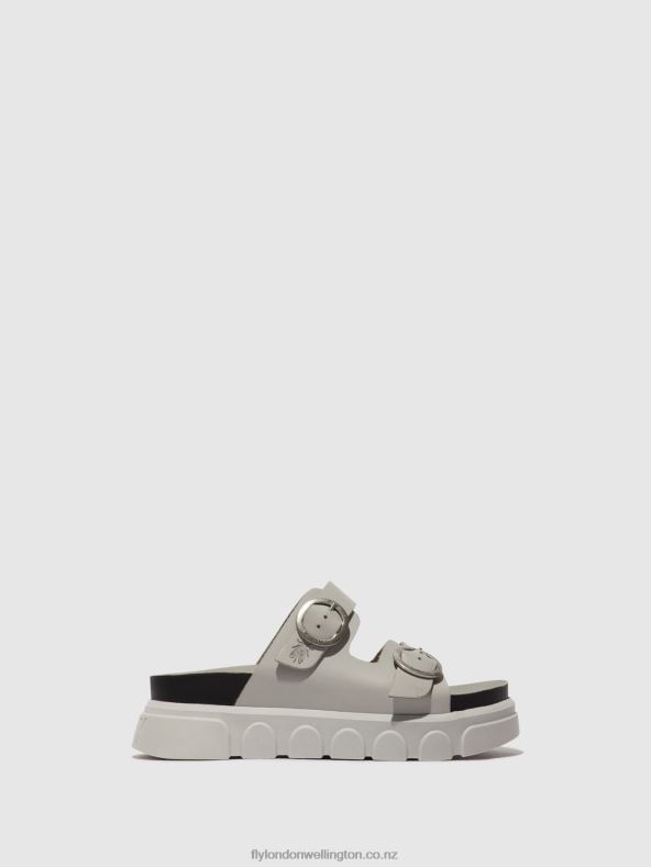 Women Fly London CLOUD Buckle Mules CIDE946 0B6X4373