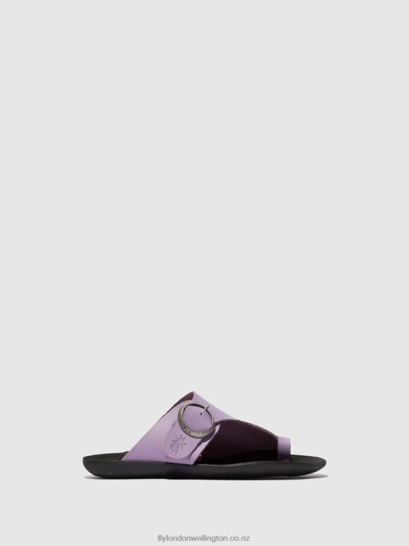 Women Fly London VIOLET Open Toe Mules MICA758 0B6X4368