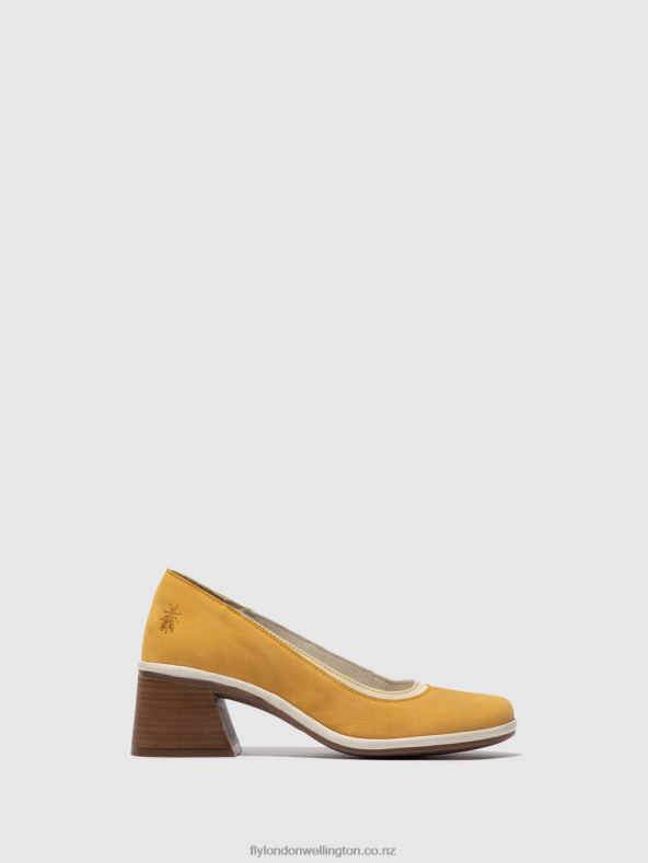 Women Fly London BUMBLEBEE/OFFWHITE Classic Pumps Shoes LADE372 0B6X4689