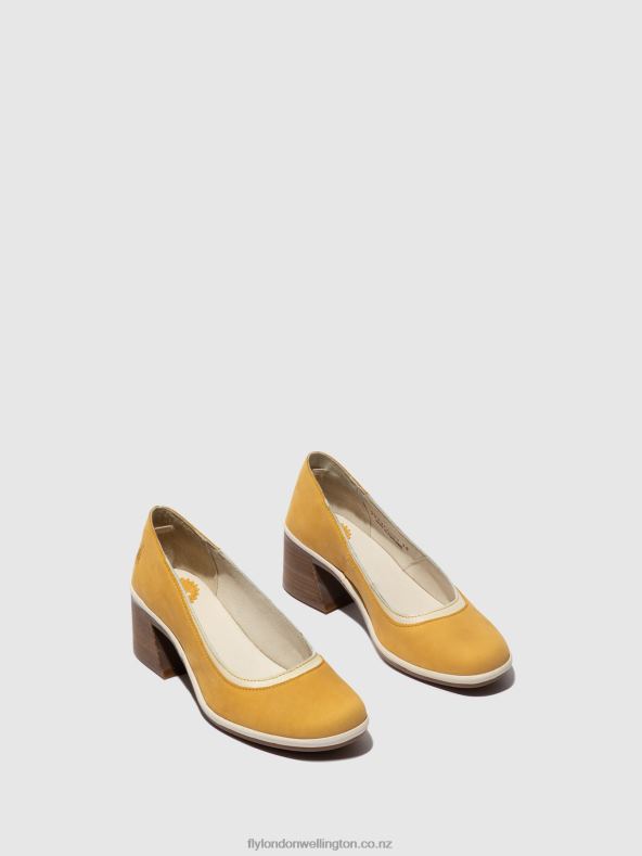 Women Fly London BUMBLEBEE/OFFWHITE Classic Pumps Shoes LADE372 0B6X4689