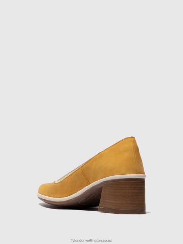 Women Fly London BUMBLEBEE/OFFWHITE Classic Pumps Shoes LADE372 0B6X4689