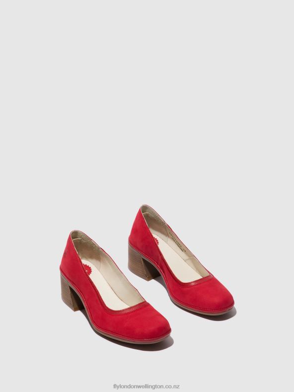 Women Fly London LIPSTICK RED Classic Pumps Shoes LADE372 0B6X4690