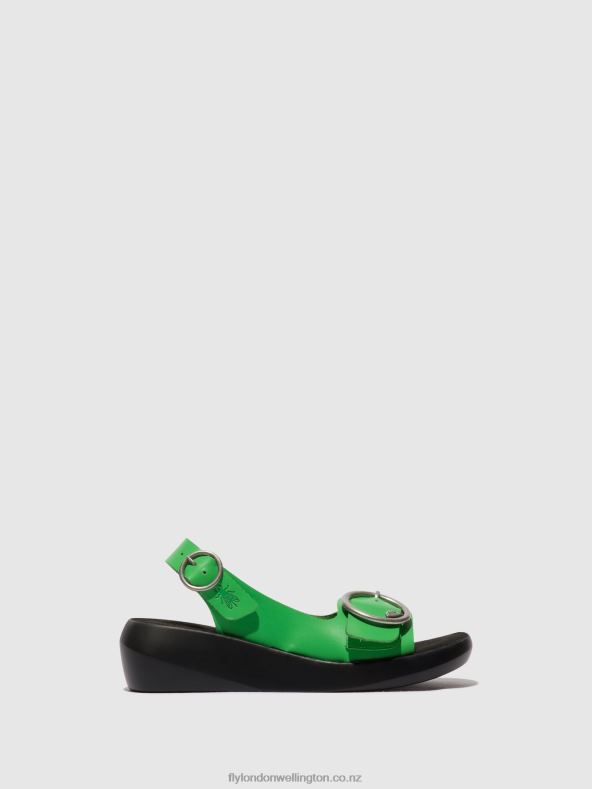 Women Fly London AVOCADO Sling-Back Sandals BERK754 0B6X4467