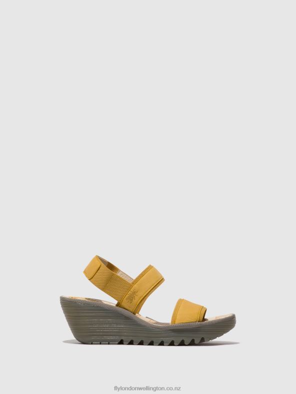 Women Fly London BUMBLEBEE Sling-Back Sandals YACO416 0B6X4440