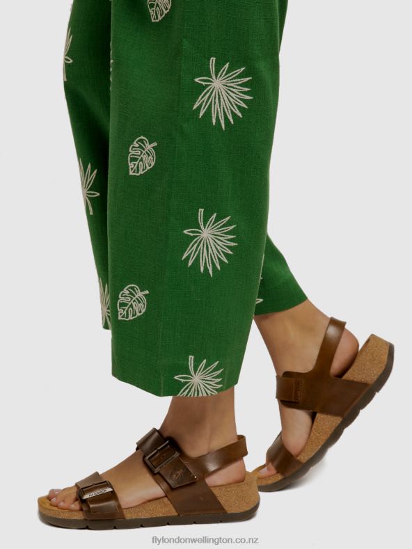Women Fly London CAMEL Sling-Back Sandals CEKE722 0B6X4583