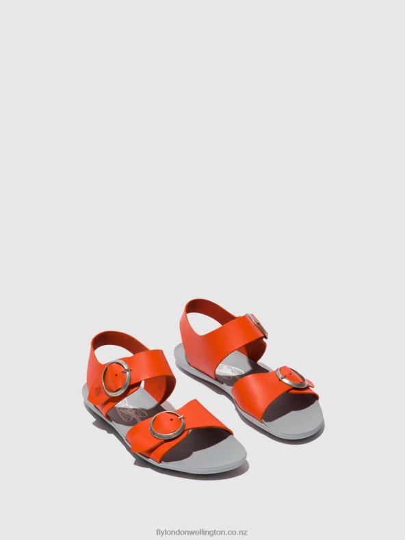 Women Fly London CORAL Buckle Sandals MASA757 0B6X4563