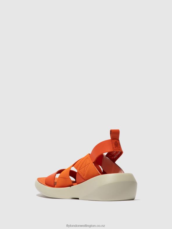 Women Fly London CORAL Crossover Sandals BAJI848 0B6X4590