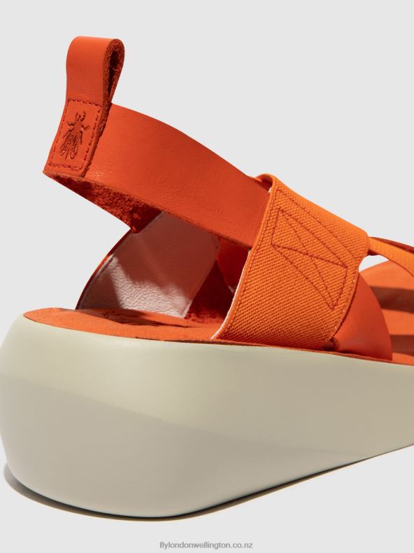 Women Fly London CORAL Crossover Sandals BAJI848 0B6X4590