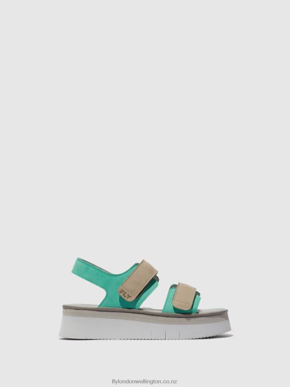 Women Fly London MYNT/CLOUD Sling-Back Sandals CORI377 0B6X4578