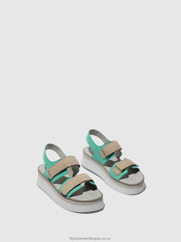 Women Fly London MYNT/CLOUD Sling-Back Sandals CORI377 0B6X4578