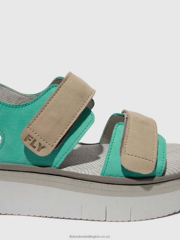 Women Fly London MYNT/CLOUD Sling-Back Sandals CORI377 0B6X4578