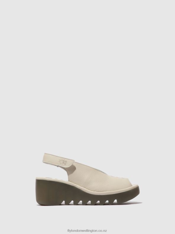 Women Fly London OFFWHITE Sling-Back Sandals BAYE386 0B6X4572